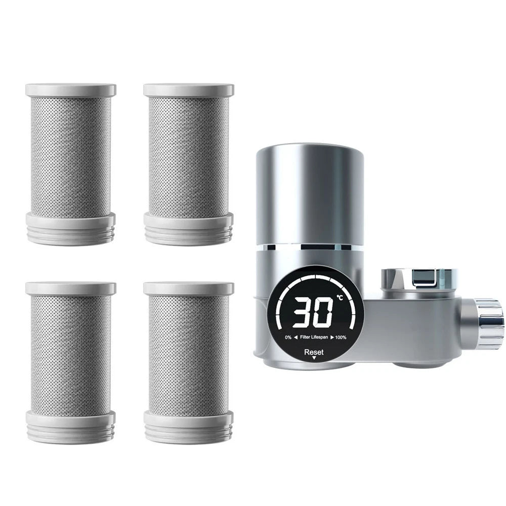 Filtre à eau pour robinet — UV & anti-calcaire