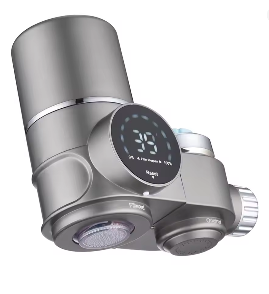 Filtre à eau pour robinet — UV & anti-calcaire